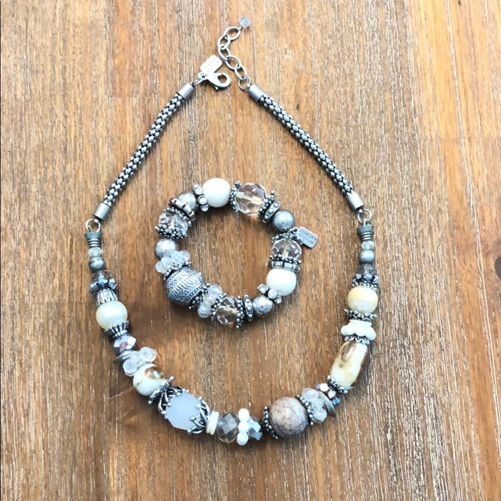 🎐 Luxury bijoux necklace & bracelet set